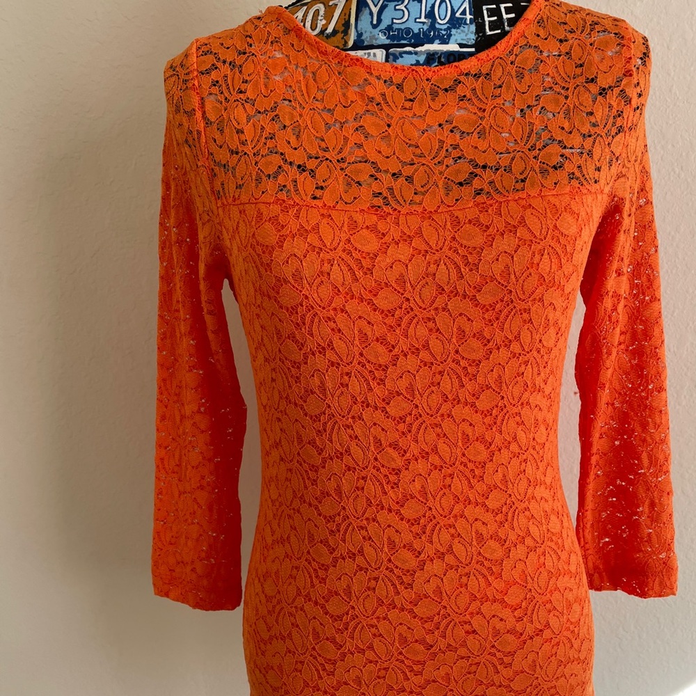 NWT Bebe Lace Top